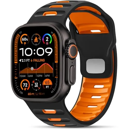 Higgs Silicona Correas para Correa Apple Watch 44mm Ultra 4/3/2/1 49mm
