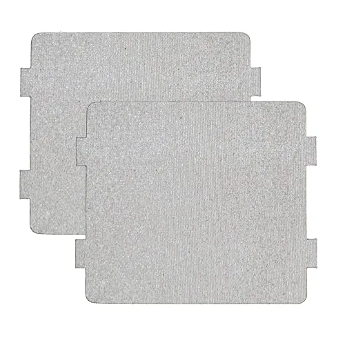 Movilideas - 2 Unidades de Placa de Mica para horno microondas Placa reemplazo Reparación de Accesorios 9.9 x 10.8 cm