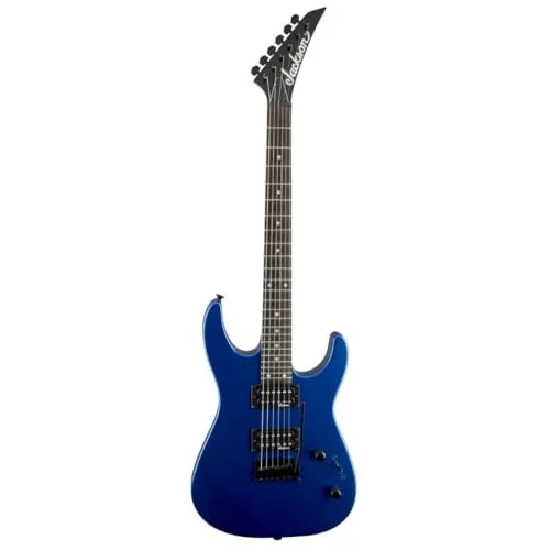 Jackson JS12 Dinky Guitarra Eléctrica Humbuckers Azul Metálico