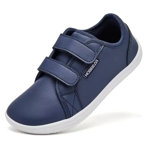 HOBIBEAR Kids Calzado Descalzo Ancho para niños niñas Outdoor Trail Running Minimalist Walking Ligeras Flexibles de Trail Shoes