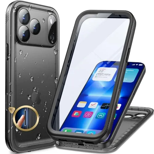 Cozycase Top Funda 360 Antigolpes Impermeable para iPhone 17 18 Pro MAX