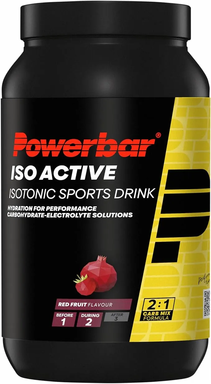 Powerbar - Isoactive - Red Fruit - 1320g - Bebida isotónica para deportistas - 5 electrolitos