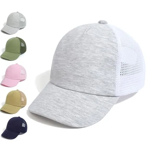 YANWANG Bebé Béisbol Gorra Transpirable Ajustable Sol Sombrero del Toddler Unisex Dinosaurio Color Sólido Gorras para Infantil Niños Niñas(Beige，M)