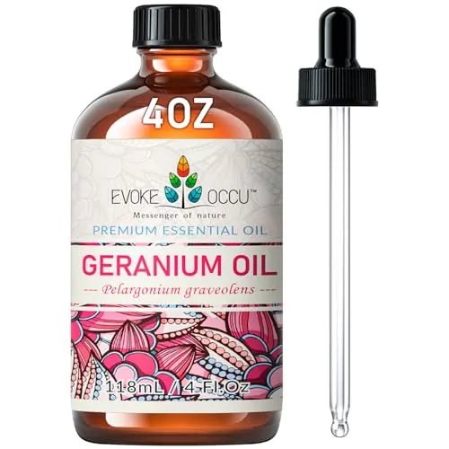 EVOKE OCCU Aceite Esencial de Geranio para Piel, Difusor y Aromaterapia