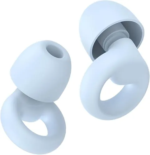 Tapones Oídos Dormir Reutilizables con 7 Pares Almohadillas Silicona, Cancelación de Ruido hasta 46dB, Tapones para Dormir, Estudiar, Viajar, Conciertos, Protección Auditiva Cómoda y Ajustable