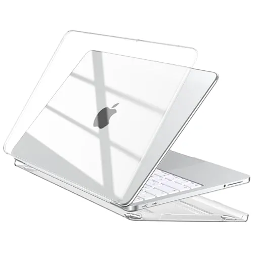 EooCoo Funda Compatible con MacBook Neo 2026, Case Mac 13 pulgadas A3404 con Chip A18 Pro y pantalla Liquid Retina de 13", Carcasa Rígida Cubierta de Plástico a Presión, Superficie Lisa - Transparente
