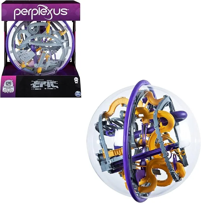 Perplexus - Rompecabezas Perplexis Epic: Bola Laberinto 3D con 125 Obstáculos - Juguetes Niños 8 Años + - Regalo Niño 8 Años +