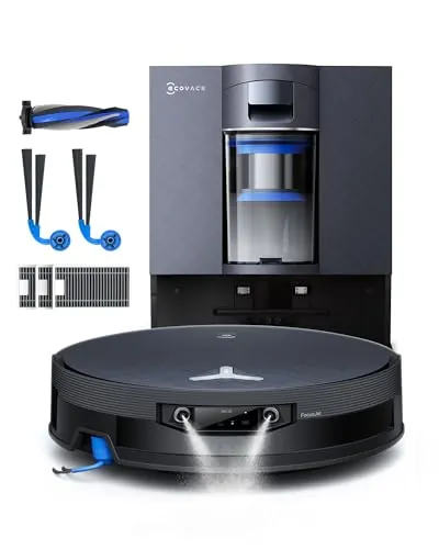 ECOVACS X12 OMNICYCLONE Care Kit Robot Aspirador y fregasuelos,22000 Pa