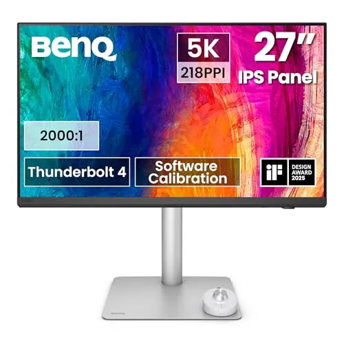 BenQ Monitor PD2730S de 27" 5K para Creadores Mac Profesionales