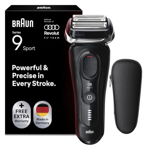 Braun Series 9 Sport Afeitadora Eléctrica Hombre, 9100si, Negro