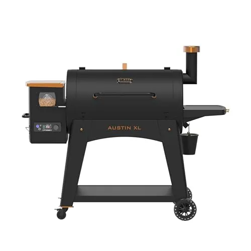 PIT BOSS Parrilla de Pellets AustinXL Onyx Edition con fuego directo