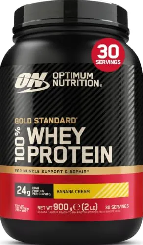 Optimum Nutrition Gold Standard 100% Whey Proteína en Polvo, 900g