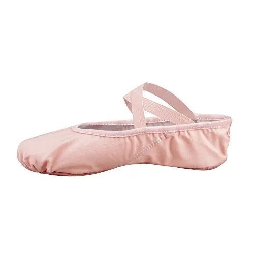 Bezioner Zapatillas de Ballet Canvas Dance Zapatos Split Único Rosa 32