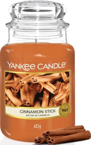 Yankee Candle Vela perfumada | Cinnamon Stick vela en tarro grande | Velas de larga duración: hasta 150 h | Regalo ideal para mujer