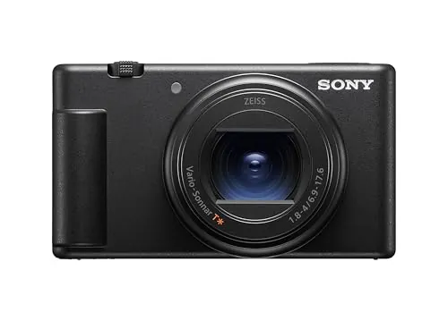Sony ZV-1 II | Cámara para Viajes híbrida Premium (Sensor apilado de 1 Pulgada, Objetivo Zoom Gran Angular, Fotos de 20 MP y vídeo 4K, Transferencia a Smartphones fluida) Negro