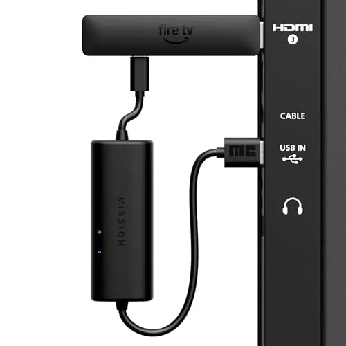 Cable de alimentación USB, Made for Amazon (no necesitarás usar un adaptador de CA)