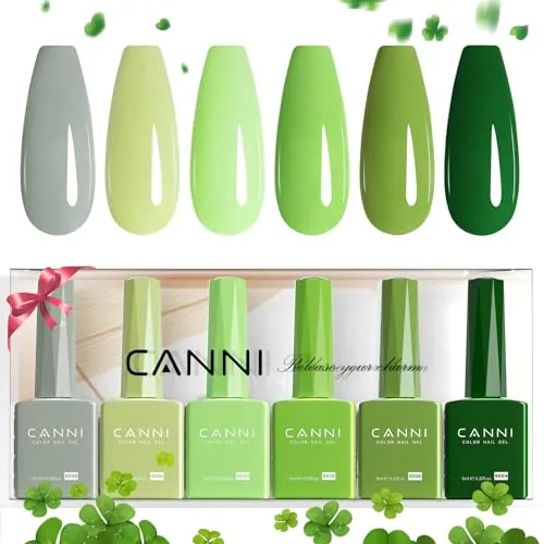 CANNI Esmaltes Semipermanentes de Uñas en Gel 6 Color