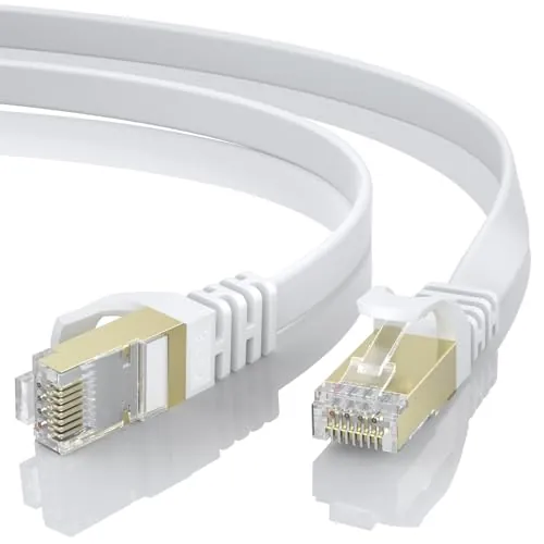 BUSOHE Cat 8 Cable Ethernet 1,5Metro, Red LAN Alta Velocidad 40Gbps 2000MHz