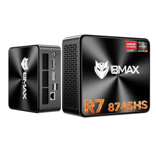 BMAX B8APro Mini PC AMD Ryzen 7 8745HS Radeon 780M 16GB DDR5 512GB NVMe SSD