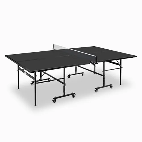 JOOLA Inside 13 Mesa de Ping Pong Mesa de Ping Pong de Interior Plegable – Montaje rápido – Incluye Red incluida, Azul, 274 x 152,5 x 76 cm