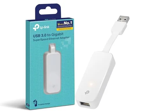 TP-Link UE300 - Adaptador USB a Ethernet, 1000 Mbps, Gigabit, USB 3.0, Nano