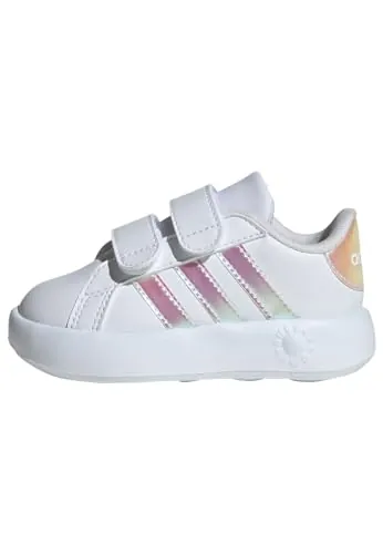 adidas Grand Court 2.0 Shoes Kids, Zapatillas de Tenis Unisex bebé, FTWR White Iridescent Grey Two, 26 EU