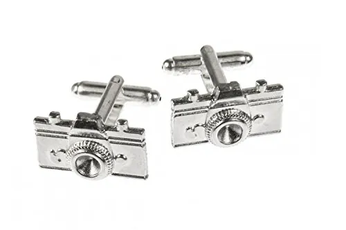 Miniblings Cámara Gemelos Botones con la Caja de la cámara de Fotos Autor