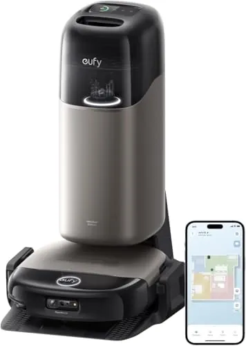 eufy HydroJet S2 Robot Aspirador y fregador, 30 000 Pa