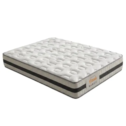 Duérmete Online - Colchón Viscoelástico Oasis | Muelles Ensacados | Confort Óptimo y Excelente Adaptabilidad | Altura 28 cm | Alta Firmeza | Antiácaros, Antibacteriano e Hipoalergénico 135 x 180