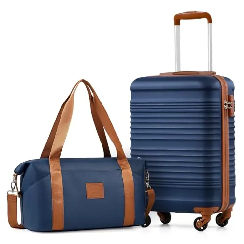 COOLIFE Ryanair Maleta Cabina 55x35x20cm + 40x25x20 Equipaje Mano EasyJet
