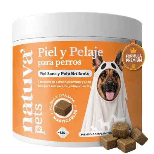 Aceite de Salmón para Perros 100% Natural - Con Omega 3 (EPA y DHA)