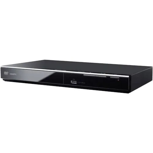 Panasonic S700EG-K - Reproductor de DVD (108MHz/12bit Video DAC, Power Resume, hasta 1080p, compatible con Xvid, USB, diseño compacto) negro
