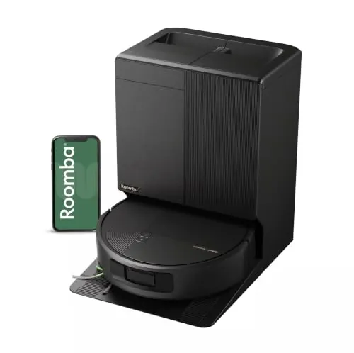 Roomba Plus 676 Robot Aspirador 2 en 1 + Base AutoWash, Fregado Caliente