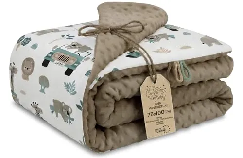 Totsy Baby Manta Bebé Minky Invierno Polar algodón Doble Cara Infantil Cuna