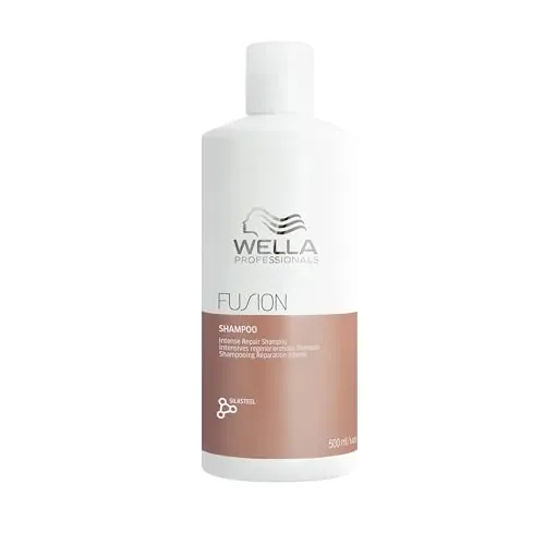 Wella Professionals FUSION Champú de Reparación Intensa para Cabello Seco y Dañado - Brillo y anti rotura, 500ml