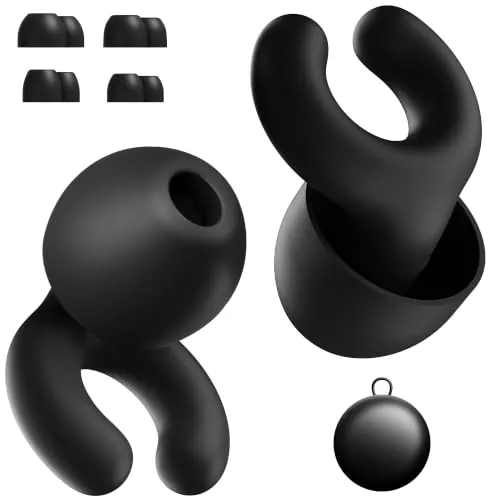 #1 2026 Nueva Versión Tapones Oídos Ruido Dormir, Velas De Silicona 28DB Baby, Para Anatomía Oreja Europea. Anti-Bruit, Anti-Ronquido, Ideal para Conciertos Y Durmientes Laterales.