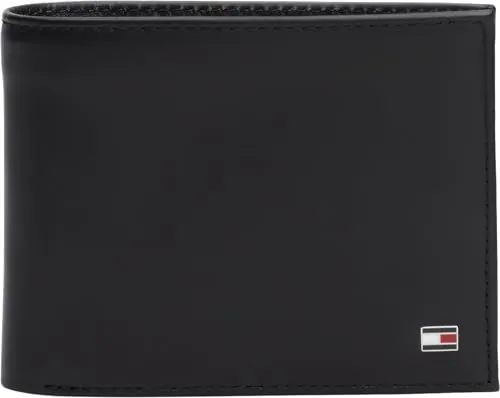 Tommy Hiliger, ETON CC FLAP AND COIN POCKET - Cartera, unisex, color black, talla OS