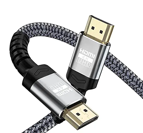 Soonsoonic Cable HDMI 4K 3 metros | Cable HDMI 2.0 de alta velocidad de 18 Gbps & 4K@60Hz HDR ARC HDCP2.2 CEC Ethernet trenzado | para TV UHD, monitor, laptop, Xbox, PS4/PS5, etc.