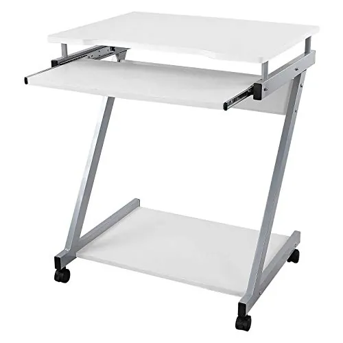 VASAGLE Escritorio de la Computadora en Forma de Z