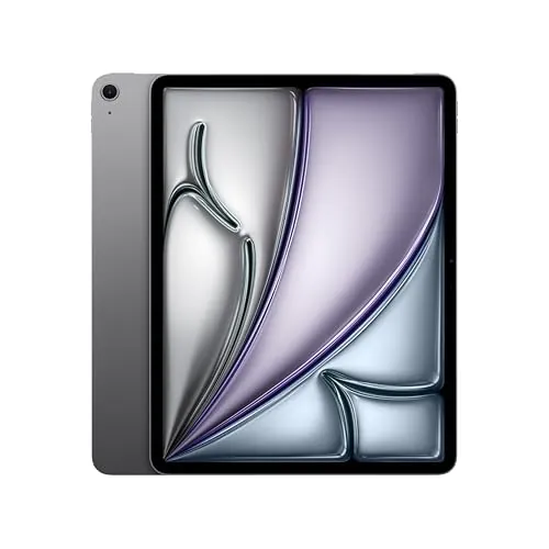 Apple iPad Air de 13 Pulgadas con Chip M3 diseñado para Apple Intelligence, Pantalla Liquid Retina, 128 GB, cámara Frontal/Trasera de 12 Mpx, Wi-Fi 6E, Touch ID — Gris Espacial