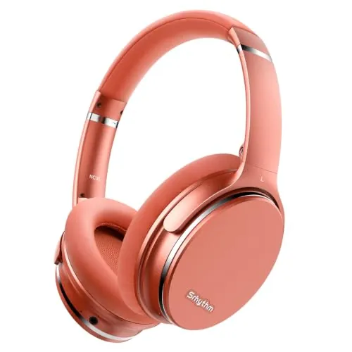 Srhythm NC35 ANC Over-Ear con Tipo-C Carga Rápida Mic,Plegable Auriculares Inalámbricos con Cancelación de Ruido Bluetooth 5.3,Llamada de Voz,Mega Bass,50+ Horas de Tiempo de Juego
