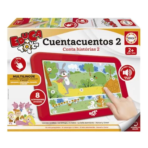 Educa - EducaTouch Junior | Érase una Vez Cuentacuentos 2 | Música, Canciones, Juego Educativo para niños | a Partir de 2 años (17952)