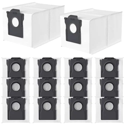 14 Bolsas Recambio para Dreame L10s Ultra Gen 2/Gen 3, L40 Ultra AE/A, L50 Ultra AE, L40s/L50/L50s Pro Ultra, X40 Ultra/X50 Ultra/X60 Pro Ultra Complete,Mova E30 Ultra/P50 Pro Ultra/V50 Ultra Complete