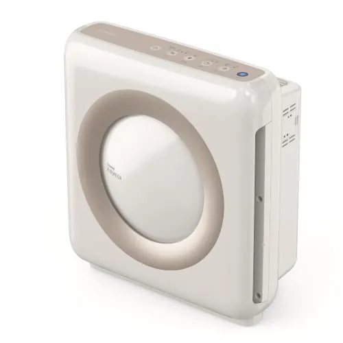 COWAY Purificador de Aire Hogar Alergias, HEPA, MIGHTY AP-1512HH, Beige | Top Pick de Wirecutter, CADR 421 m³/h, modo Eco de ahorro, purificador HEPA para humo, polvo, polen, mascotas y olores