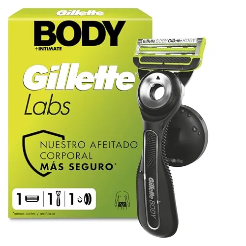 GilletteLabs Body + Intimate Maquinilla Corporal Hombre con 1 Cabezal