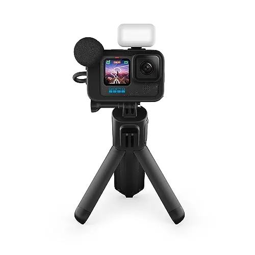 GoPro HERO12 Black Creator Edition: Incluye HERO12 Black, Volta (Agarre de batería, trípode, Control Remoto), Media Mod, Light Mod, batería Enduro y Estuche de Transporte