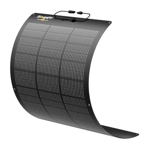 BougeRV Arch Pro 100W Panel Solar Flexible Antisombras,27 Diodos de Bypass