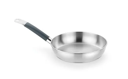 BRA Master | Sartén 24 cm, Acero Inoxidable, Sin Antiadherente