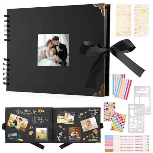 DazSpirit Album Fotos Scrapbook 29,5 X 21cm Para Pegar Y Escribir DIY