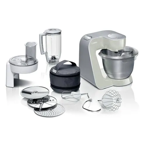 Bosch - Robot de cocina, MUM 5, 1000 W, Plateado, MUM58L20